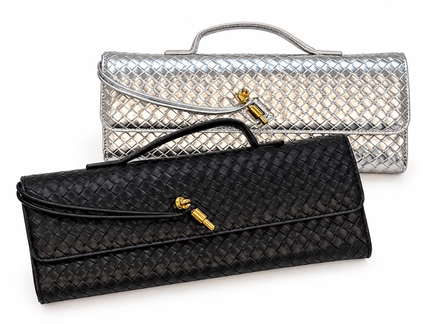 Clutch de mão em tressê